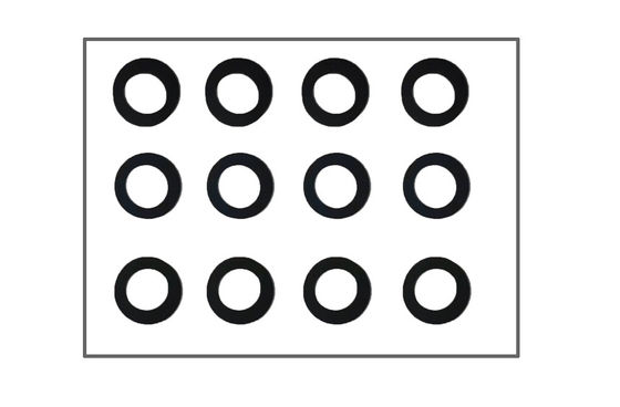 La lentille scellée ombrageant la mousse de découpage est appliquée à la caméra